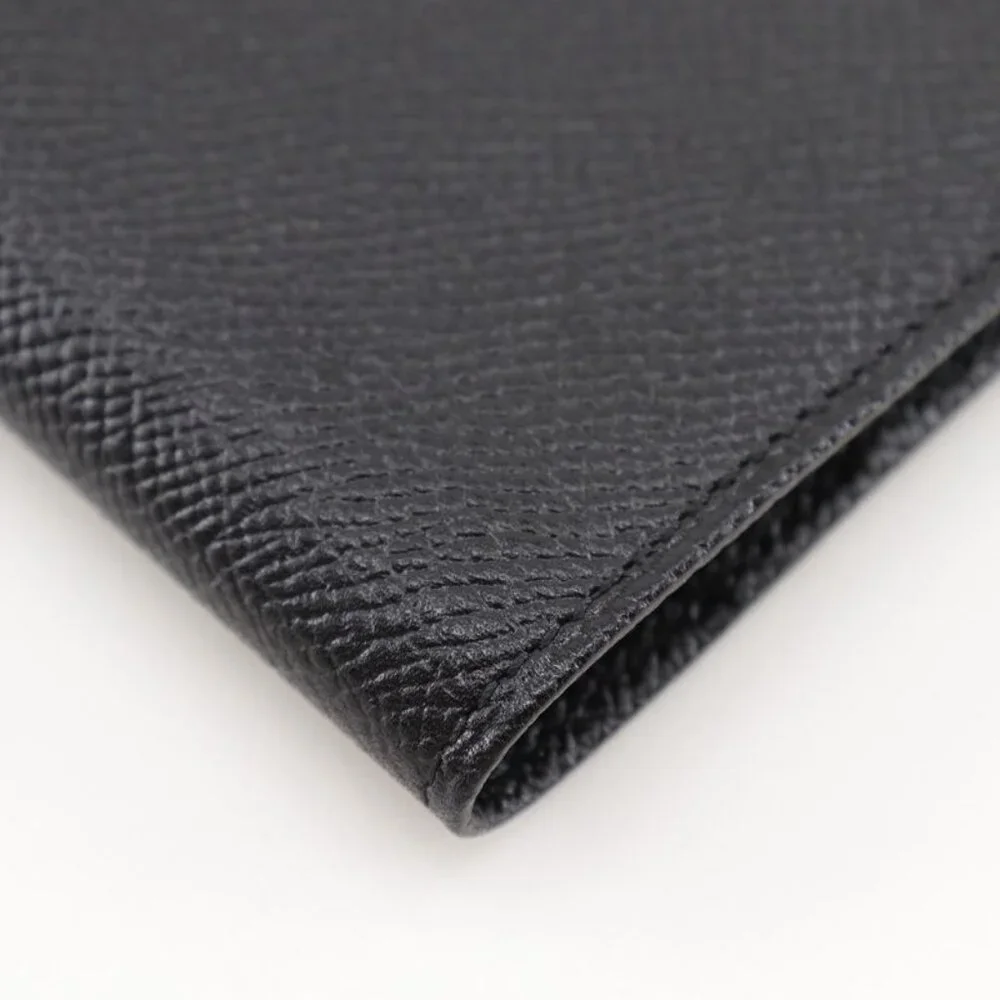 Bvlgari Leather Black Notebook Cover